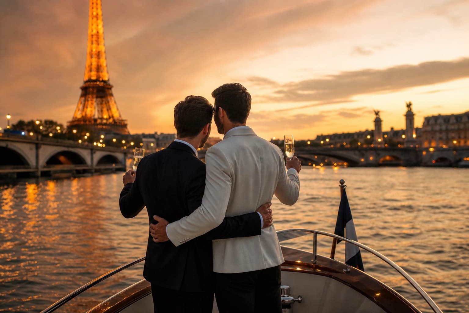 Seine Sunset Cruise for Two